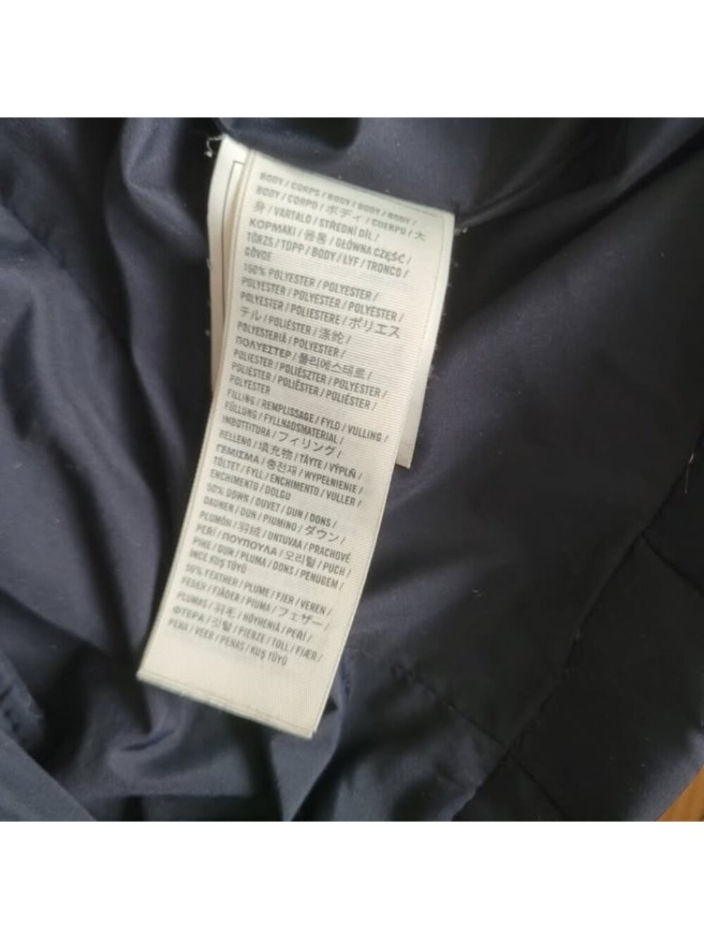 ABERCROMBIE Belton Fur Short Puffer Jacket XS - Picture 8 of 9